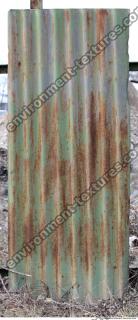 Photo Texture of Metal Corrugated Plates